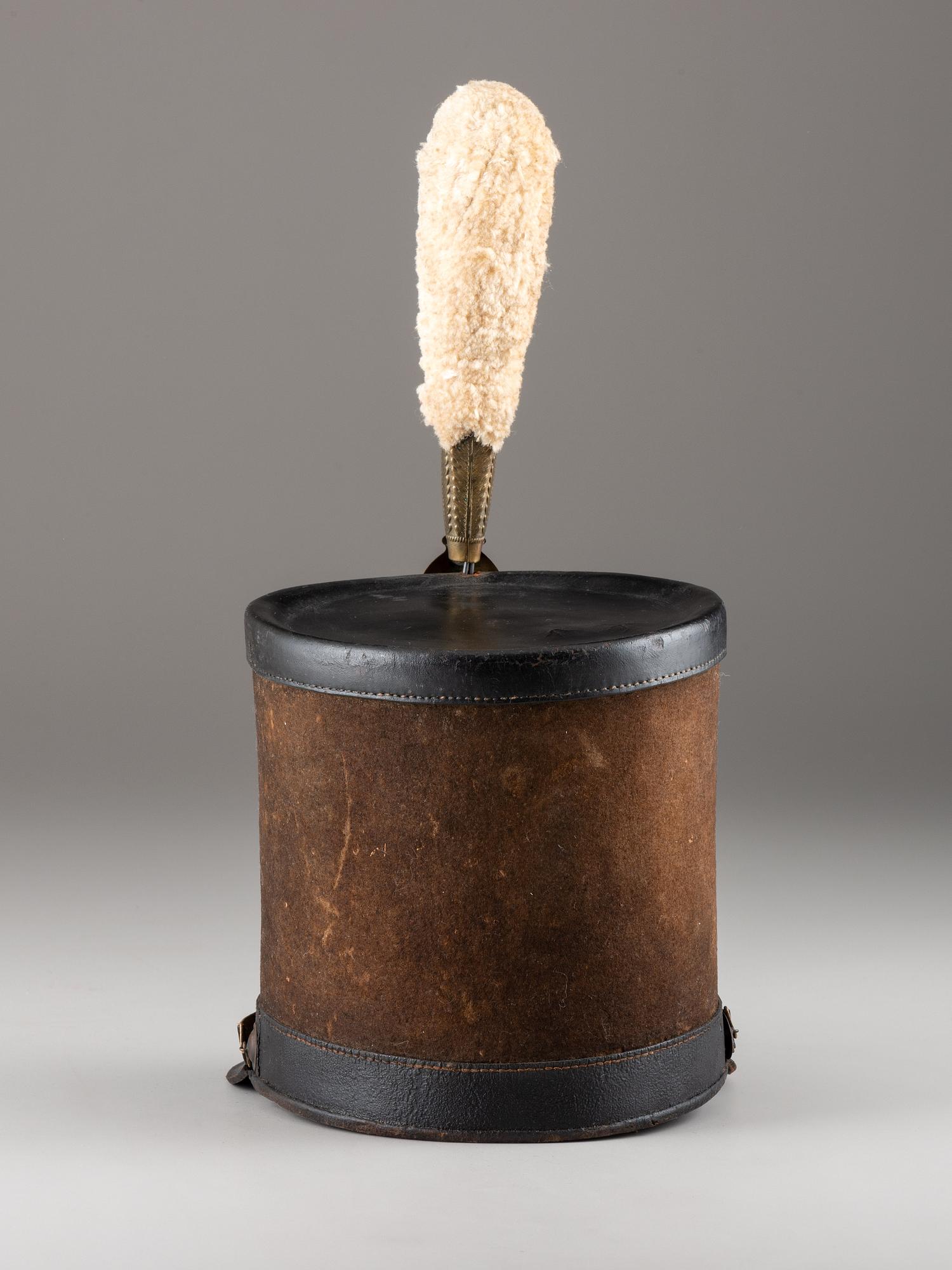 [MILITARIA]. Model 1832 U.S. Infantry Shako for enlisted soldier.