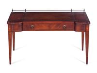 A Diminutive George III Style Mahogany Writing Table