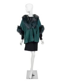 Dennis Basso Fur-Trimmed Jacket