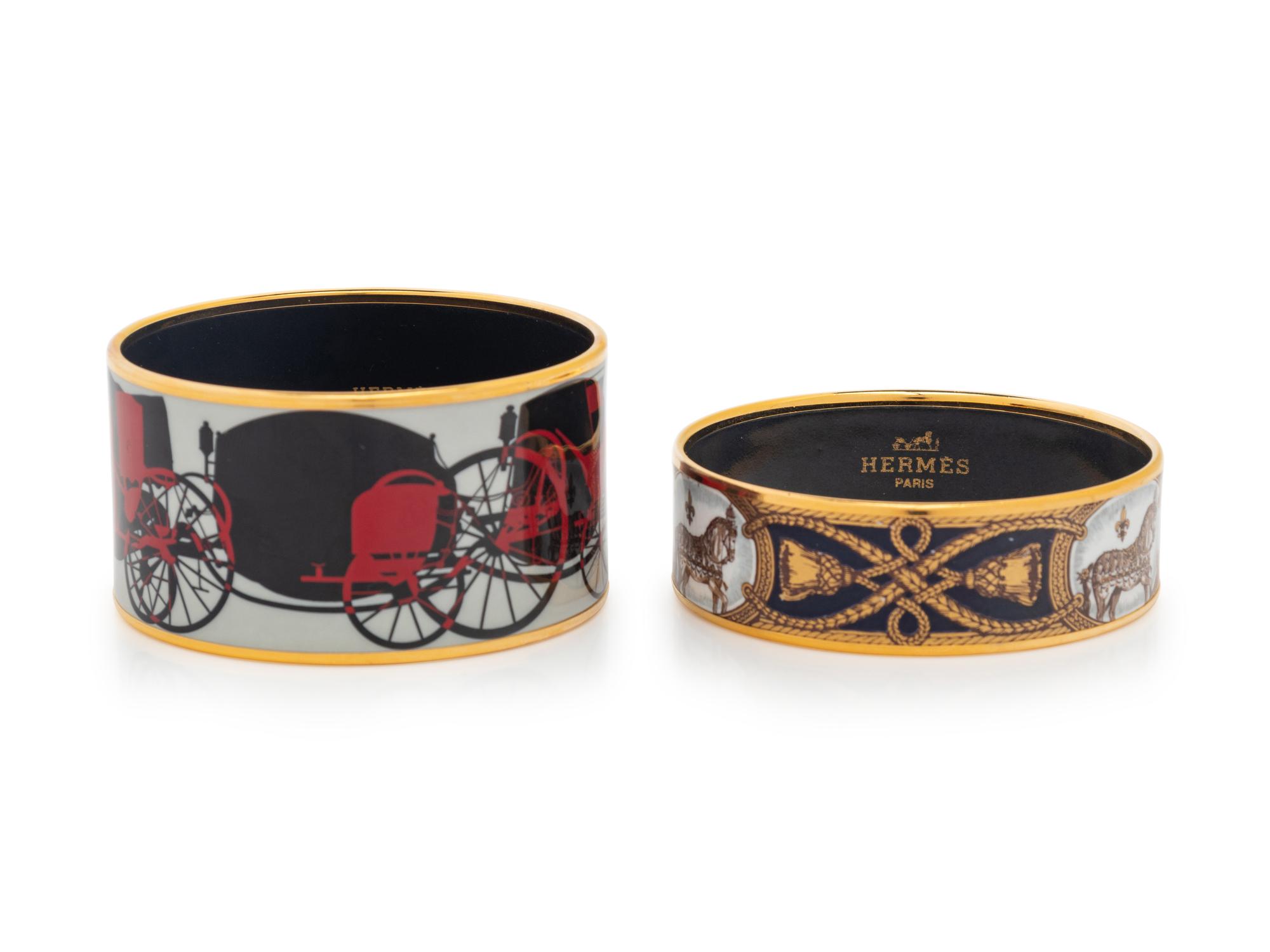 Two Hermès Bangles