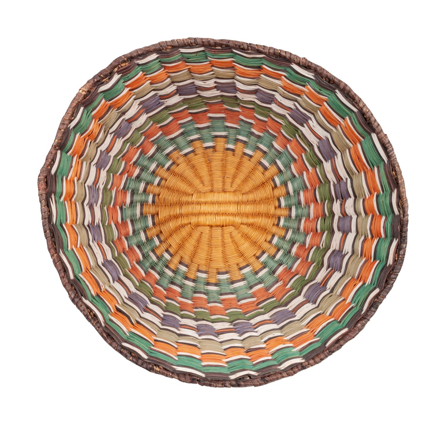 Hopi Polychrome Peach Basket