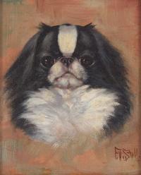 Frederick H. Stoll (American, 20th Century) - Japanese Chin Head