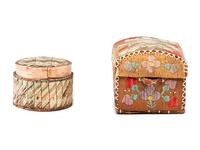 Great Lakes Quilled Birchbark Boxes