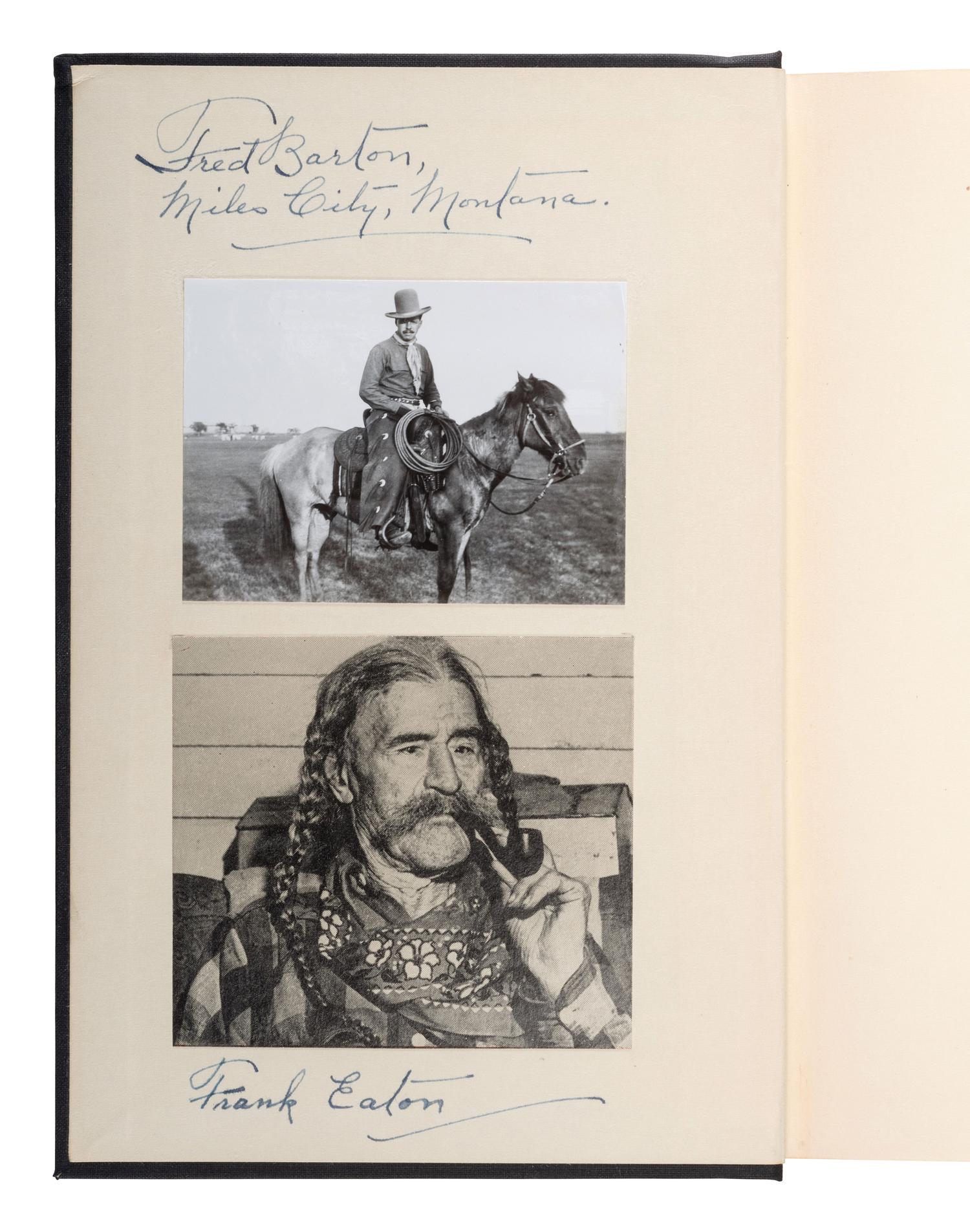 [WESTERN AMERICANA]. Fred Barton Library related to Charles M. Russell and the Old West.