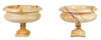 A Pair of Italian Marble Urns