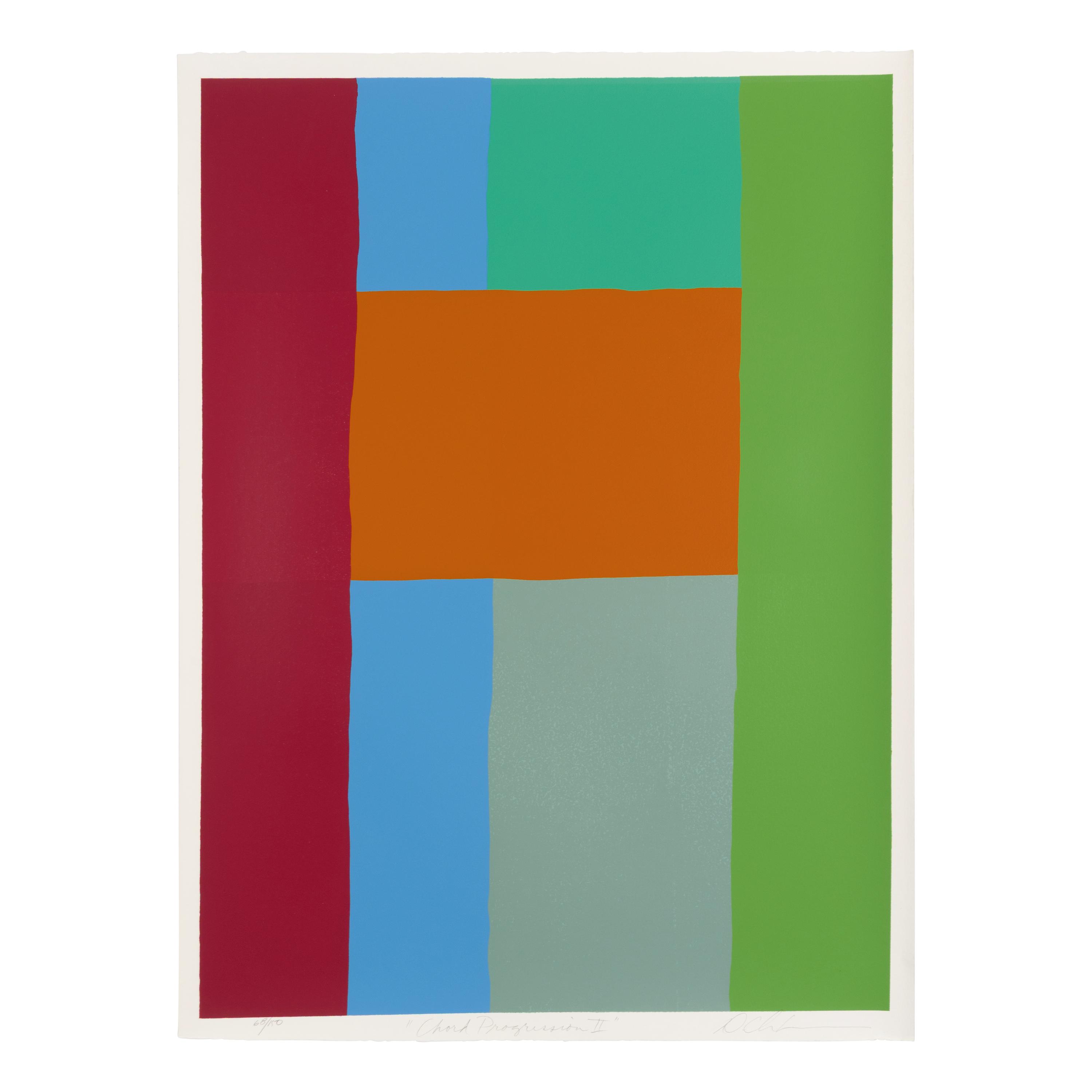 Dan Christensen (American, 1942–2007) — Chord Progression I, Chord Progression II, and Hyde Park II (three works)