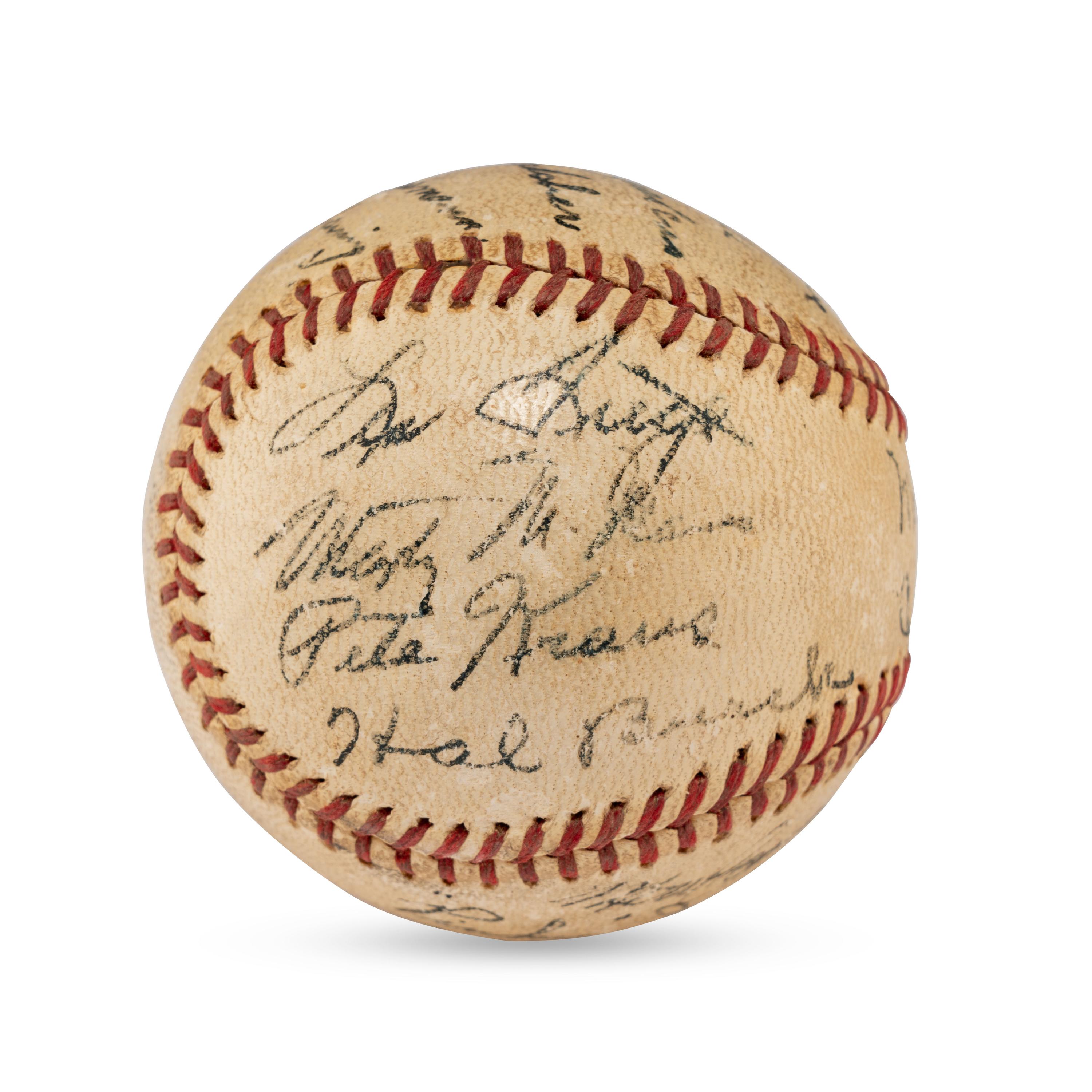 A 1940 San Antonio Missions Team Signed Autograph Baseball