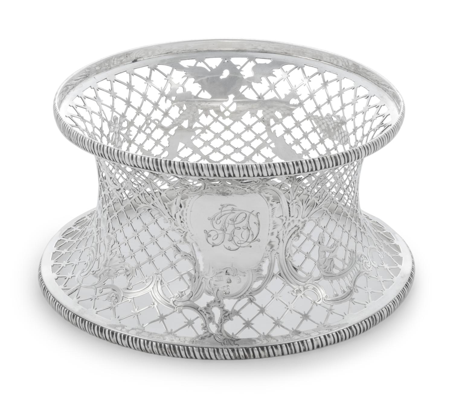 An Irish George III Silver Dish Ring