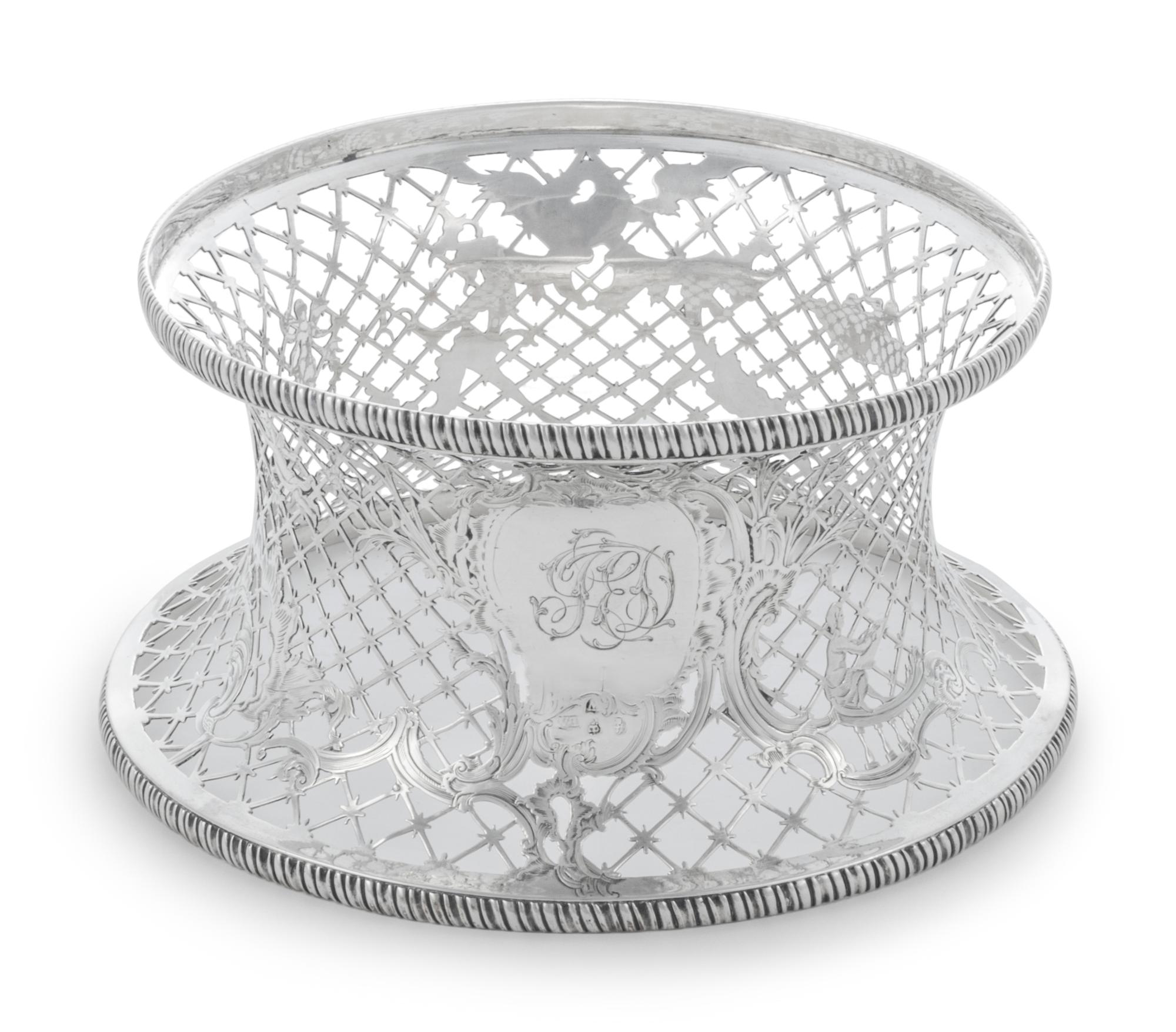 An Irish George III Silver Dish Ring