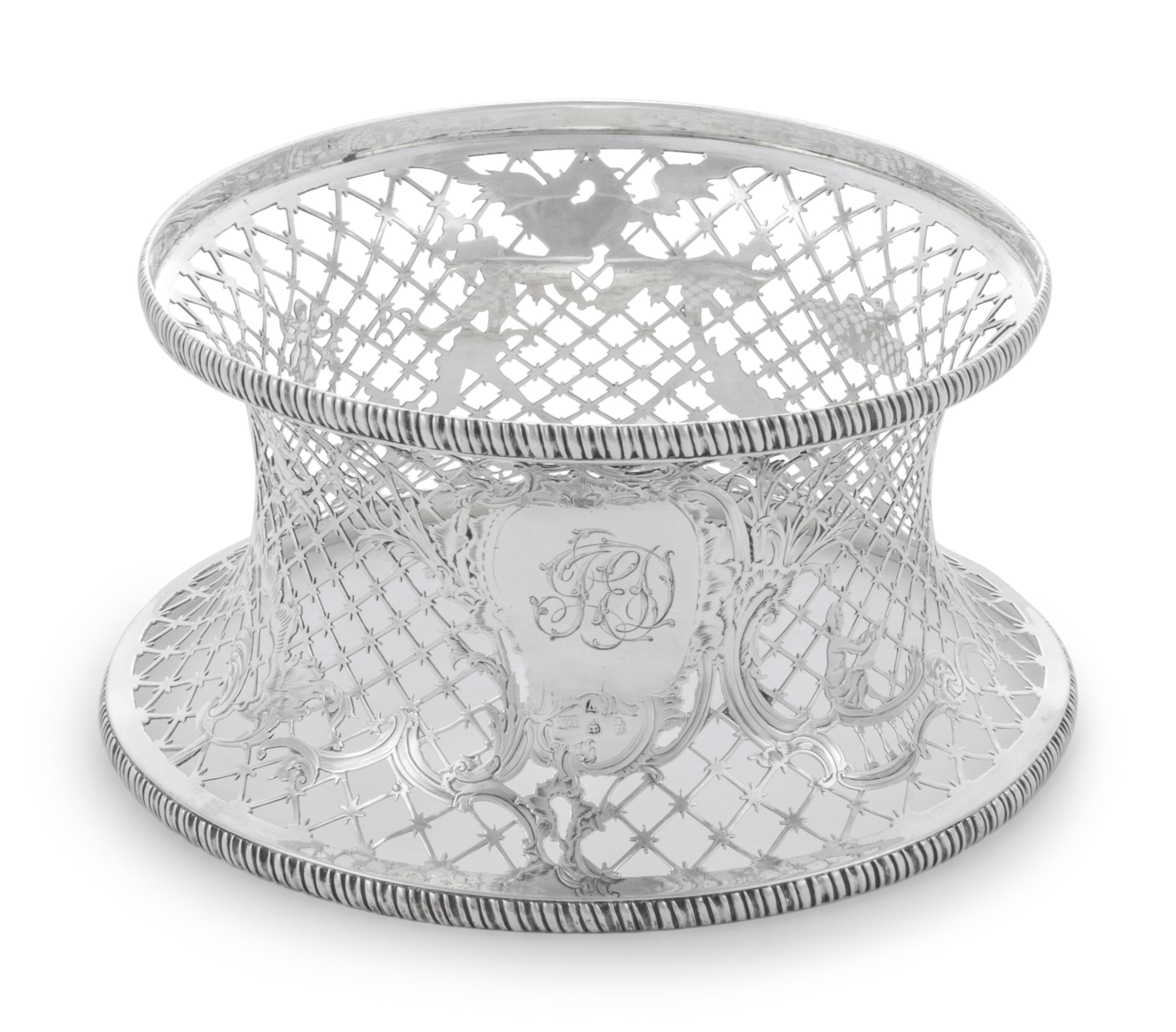 An Irish George III Silver Dish Ring