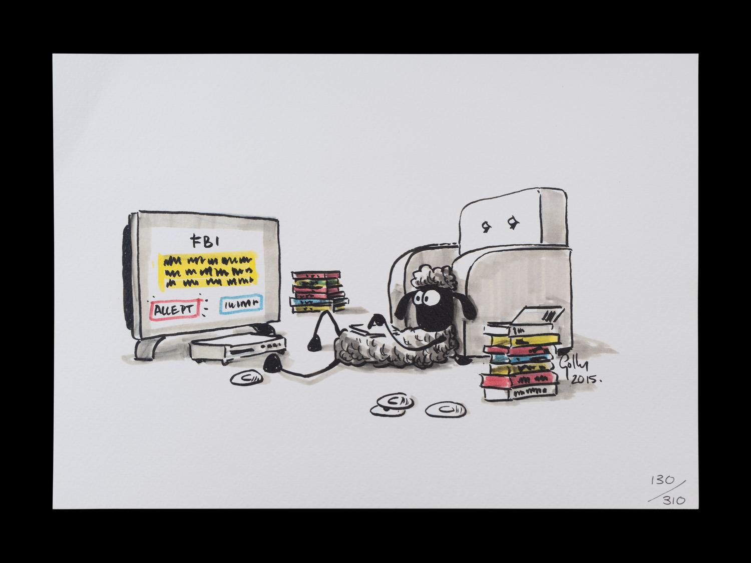 (Animation) A group of 6 works of original animation art, comprising: