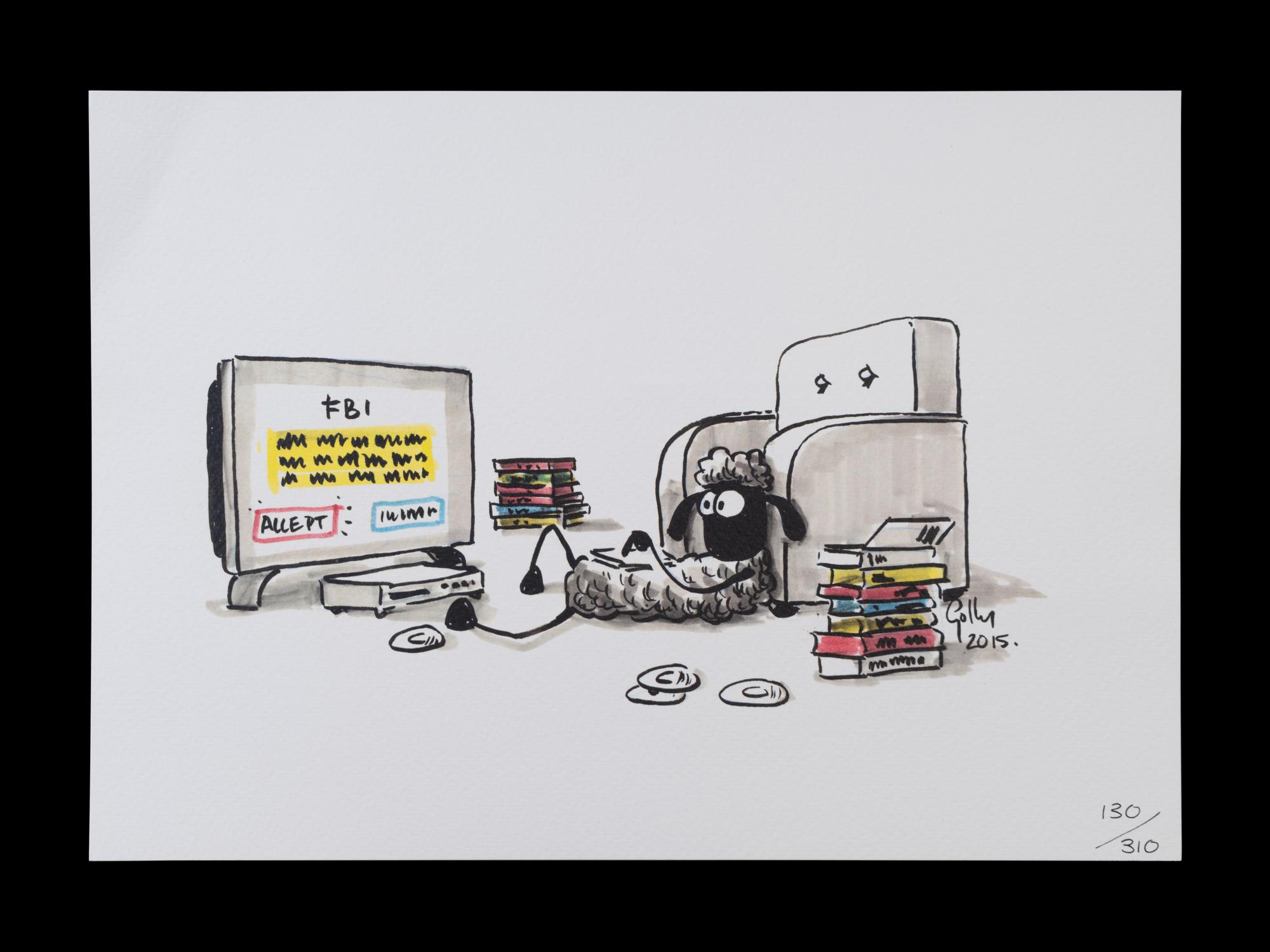 (Animation) A group of 6 works of original animation art, comprising: