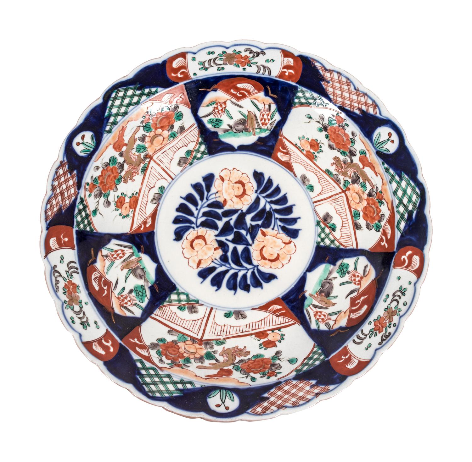 An Imari Porcelain Charger