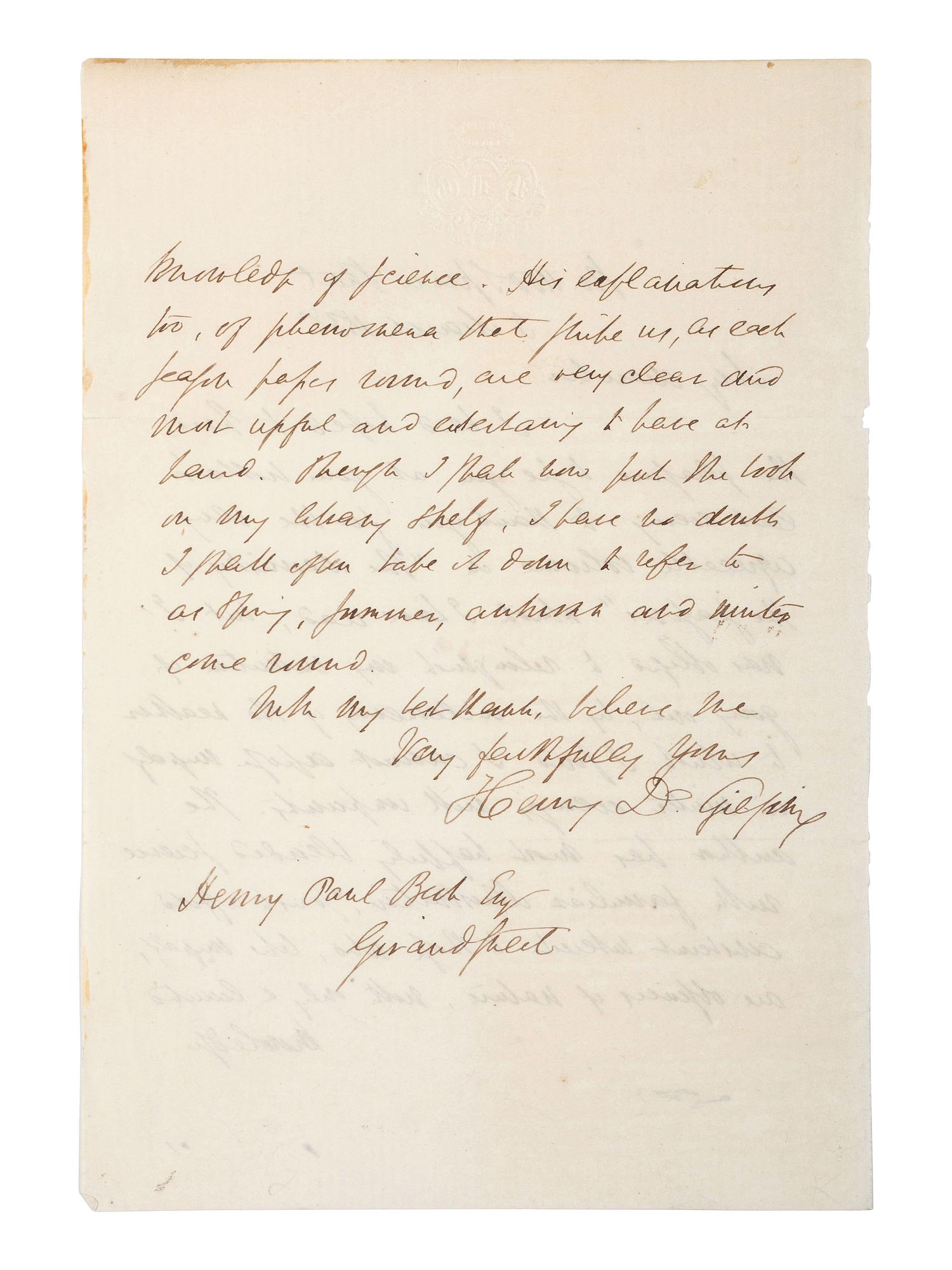 [ENSLAVEMENT & ABOLITION - AMISTAD]. A group of 5 ALsS from attorneys and others involved in the Amistad case, including Lewis TAPPAN, Roger BALDWIN, Henry GILPIN, and Theodore SEDGWICK.