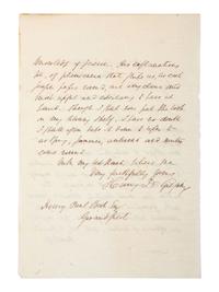[ENSLAVEMENT & ABOLITION - AMISTAD]. A group of 5 ALsS from attorneys and others involved in the Amistad case, including Lewis TAPPAN, Roger BALDWIN, Henry GILPIN, and Theodore SEDGWICK.