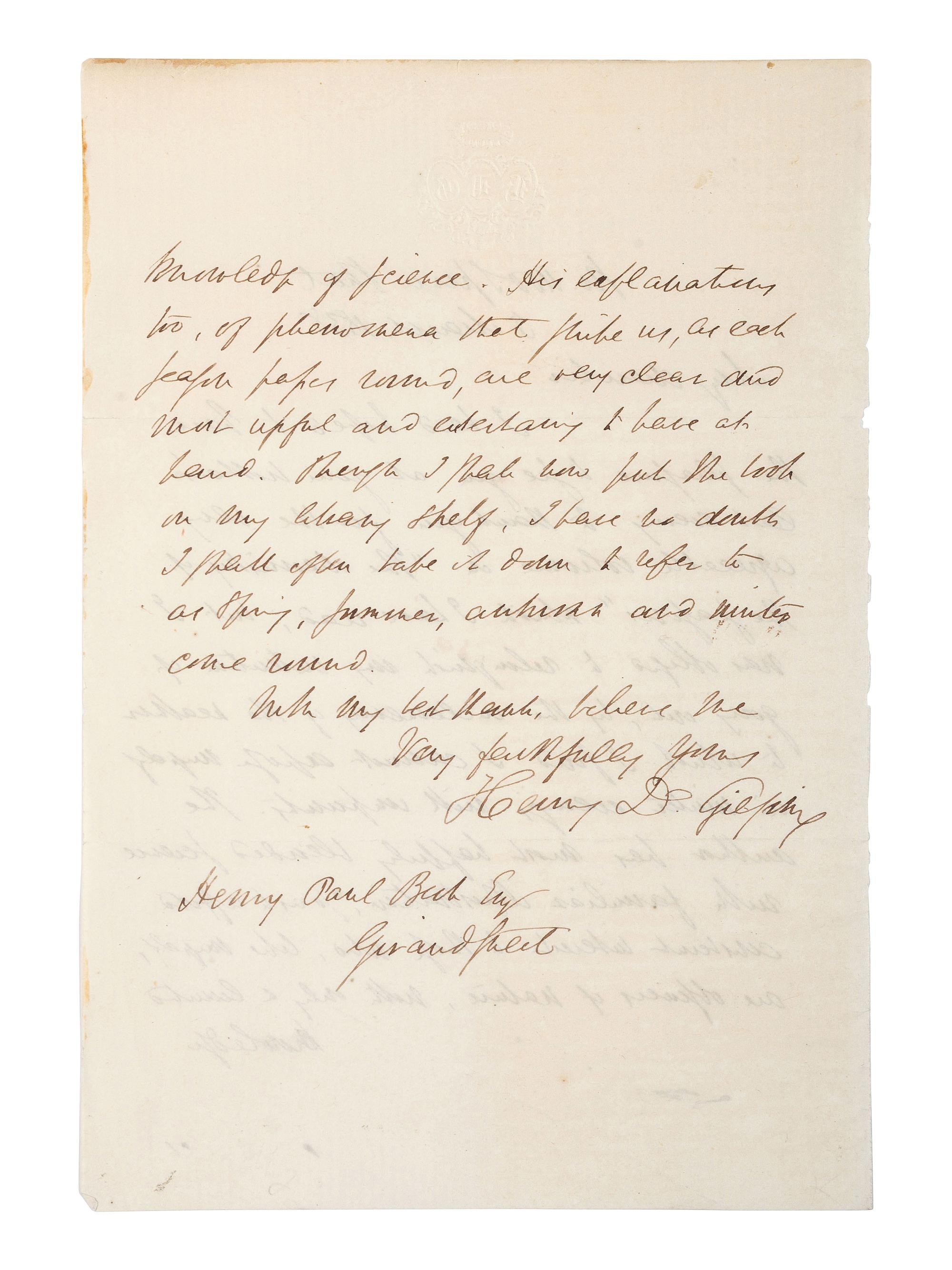 [ENSLAVEMENT & ABOLITION - AMISTAD]. A group of 5 ALsS from attorneys and others involved in the Amistad case, including Lewis TAPPAN, Roger BALDWIN, Henry GILPIN, and Theodore SEDGWICK.