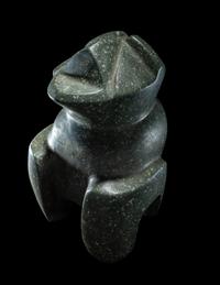 A Mezcala Metadiorite Seated Stargazer