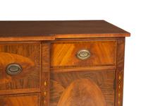 A Federal Style Figured Mahogany Sideboard