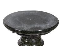 A Continental Green Marble Pedestal