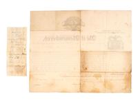 [NEW YORK]. Ephemera related to the state of New York highlighted by a rare copy of an 1871 New York Times investigative report on Boss William M. Tweed and the Tammany Democrats.
