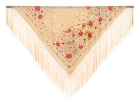 Collection of Three Vintage Pieces; Two Shawls and One Paisley Shawl Robe, 1870-1930