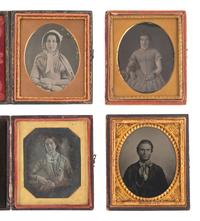 [EARLY PHOTOGRAPHY]. 37 assorted cased images.