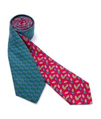 A Pair of Hermès Silk Ties,