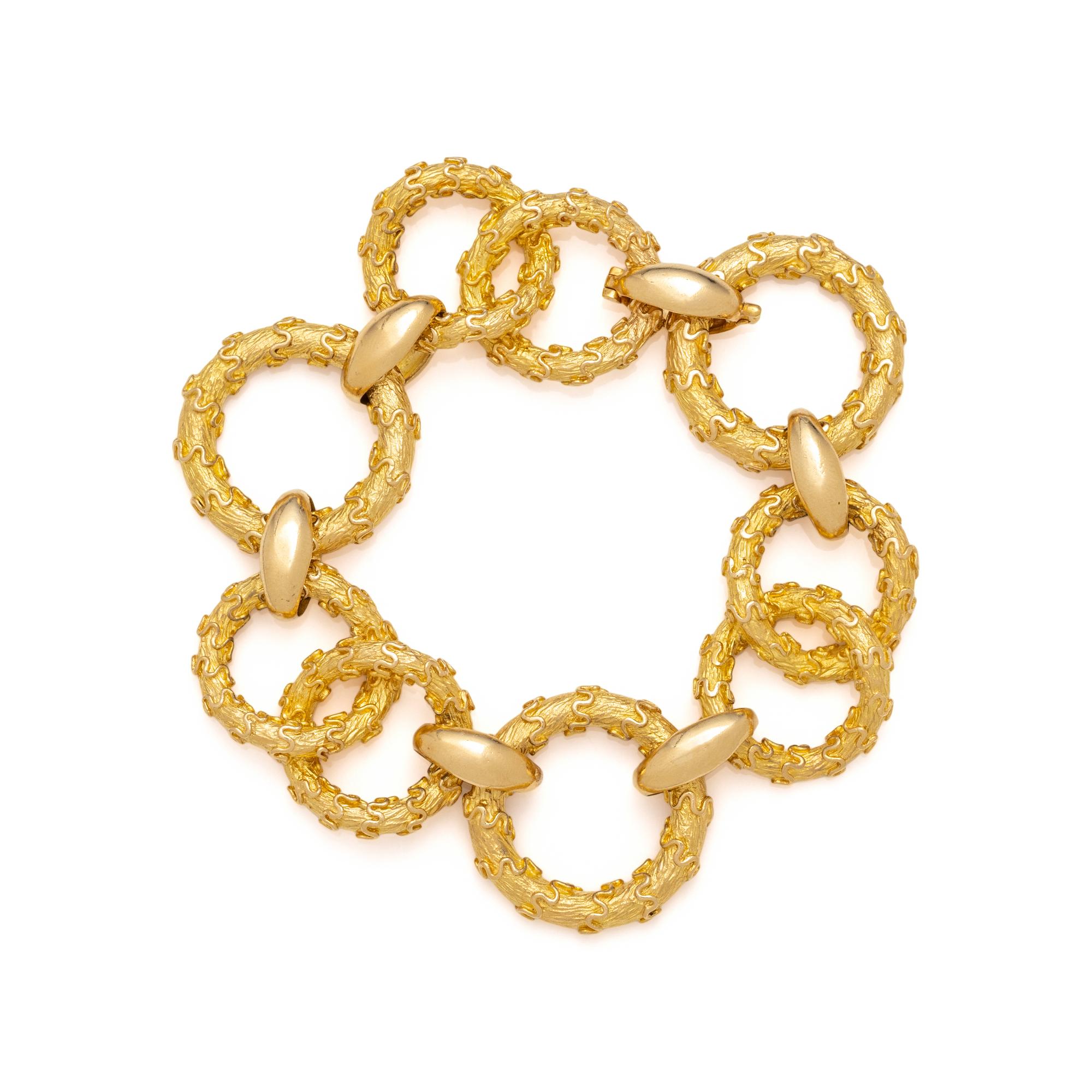HAMMERMAN BROTHERS, YELLOW GOLD, DIAMOND AND EMERALD CONVERTIBLE NECKLACE