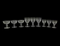 A Baccarat Kensington Cut Glass Stemware Service