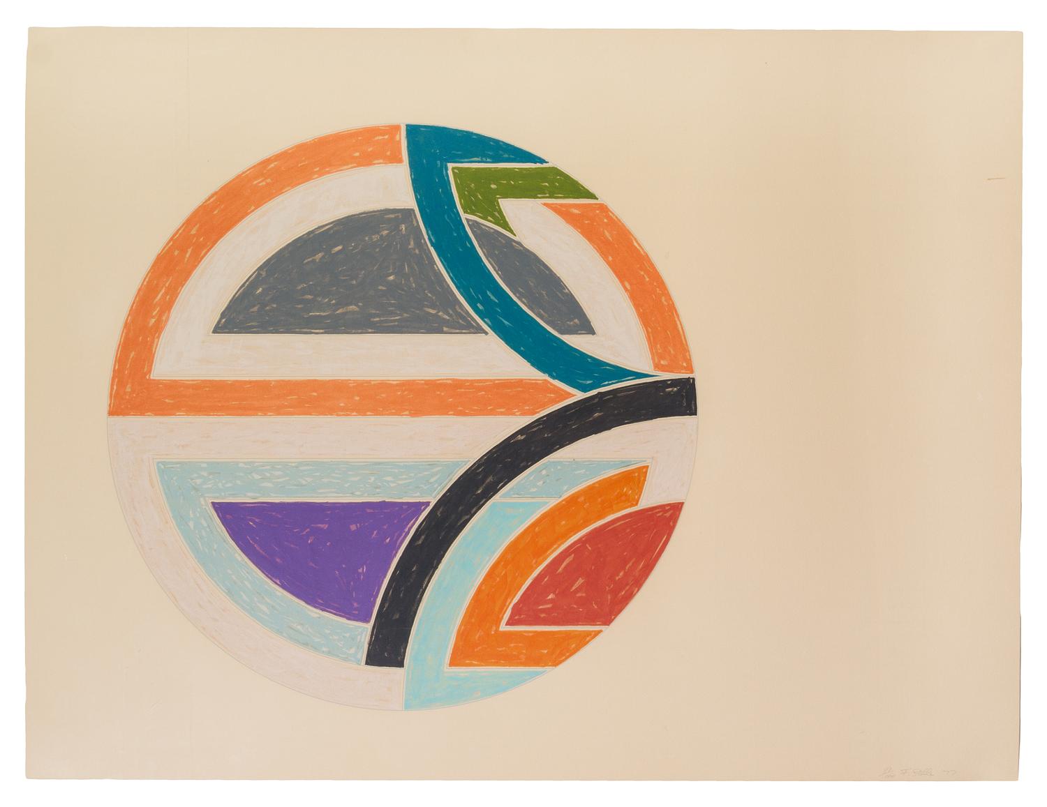 Frank Stella, (American, b. 1936), Sinjerli Variation IA, 1977