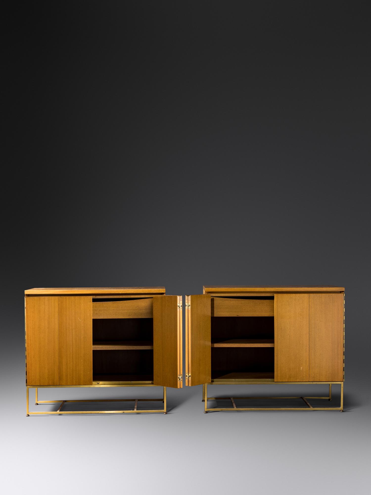 Pair of Irwin Collection Cabinets Calvin Furniture, USA