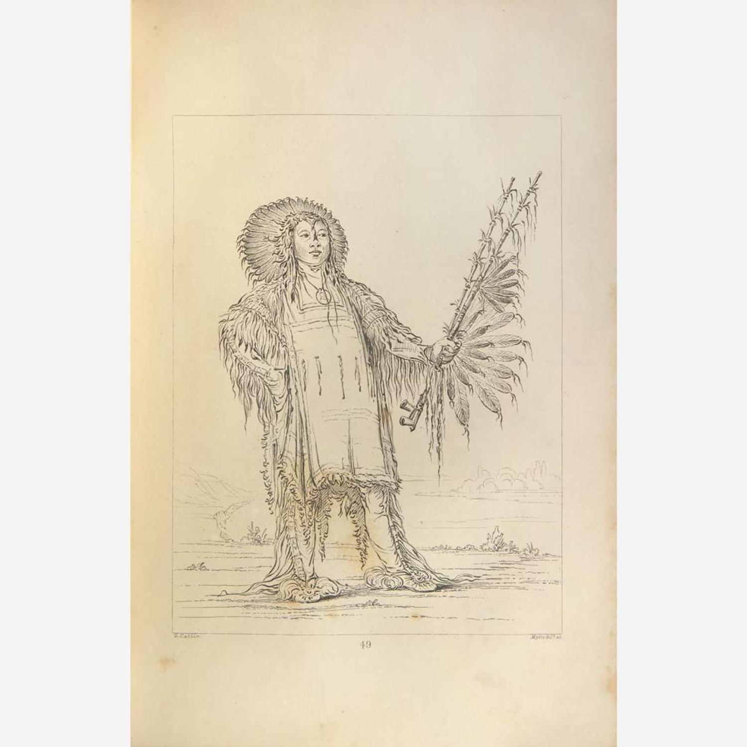 [Native-Americana] Catlin, Geo(rge). Letters and Notes on the Manners, Customs, and Condition of the North American Indians