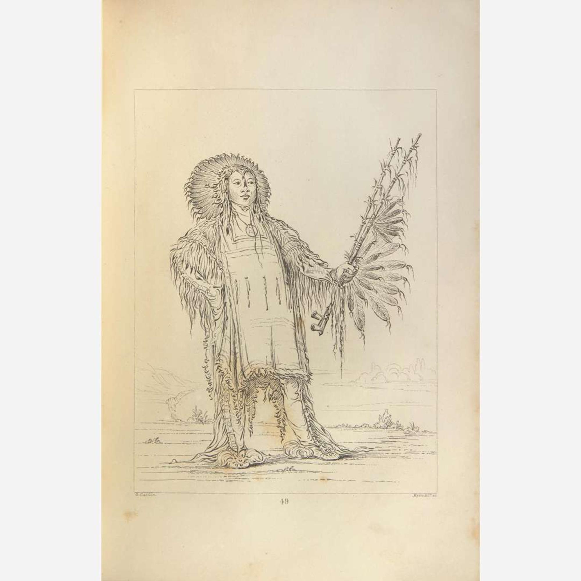 [Native-Americana] Catlin, Geo(rge). Letters and Notes on the Manners, Customs, and Condition of the North American Indians