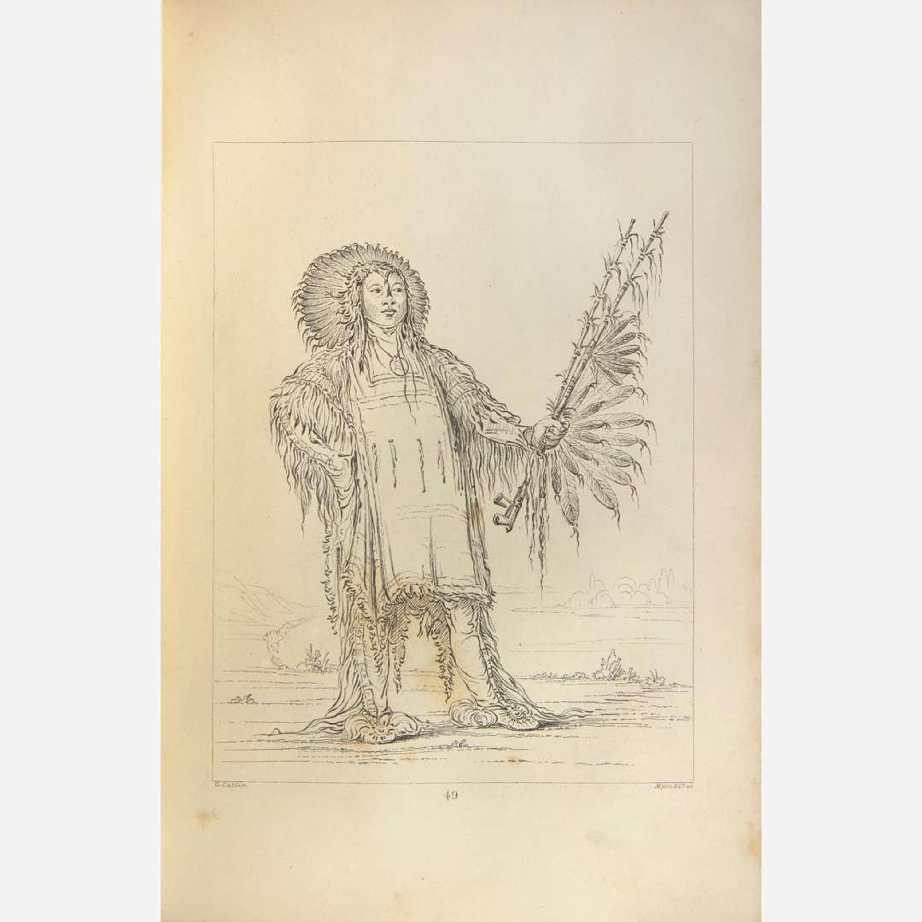 [Native-Americana] Catlin, Geo(rge). Letters and Notes on the Manners, Customs, and Condition of the North American Indians
