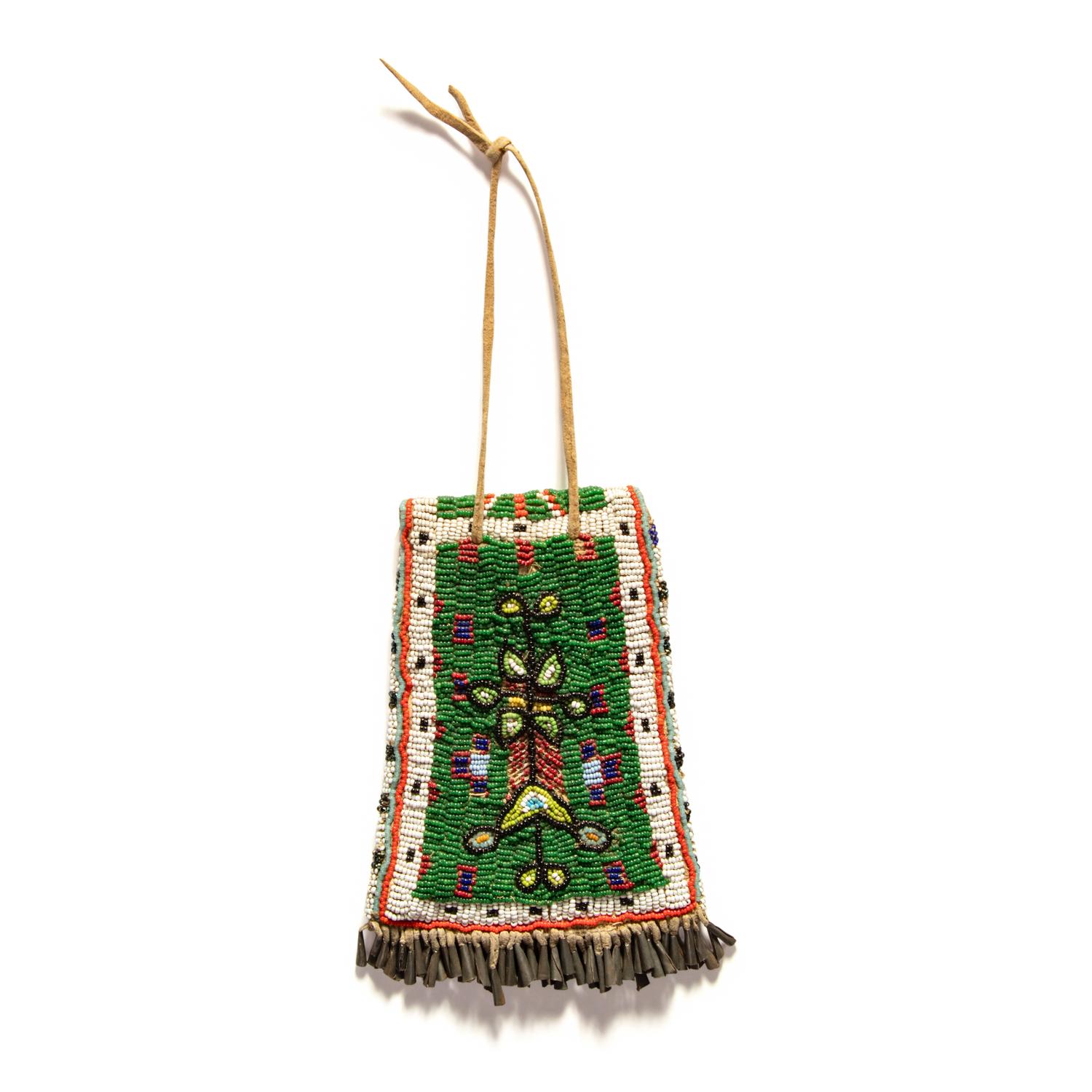 Northern Plains Beaded Hide Strike-a-Light Bag