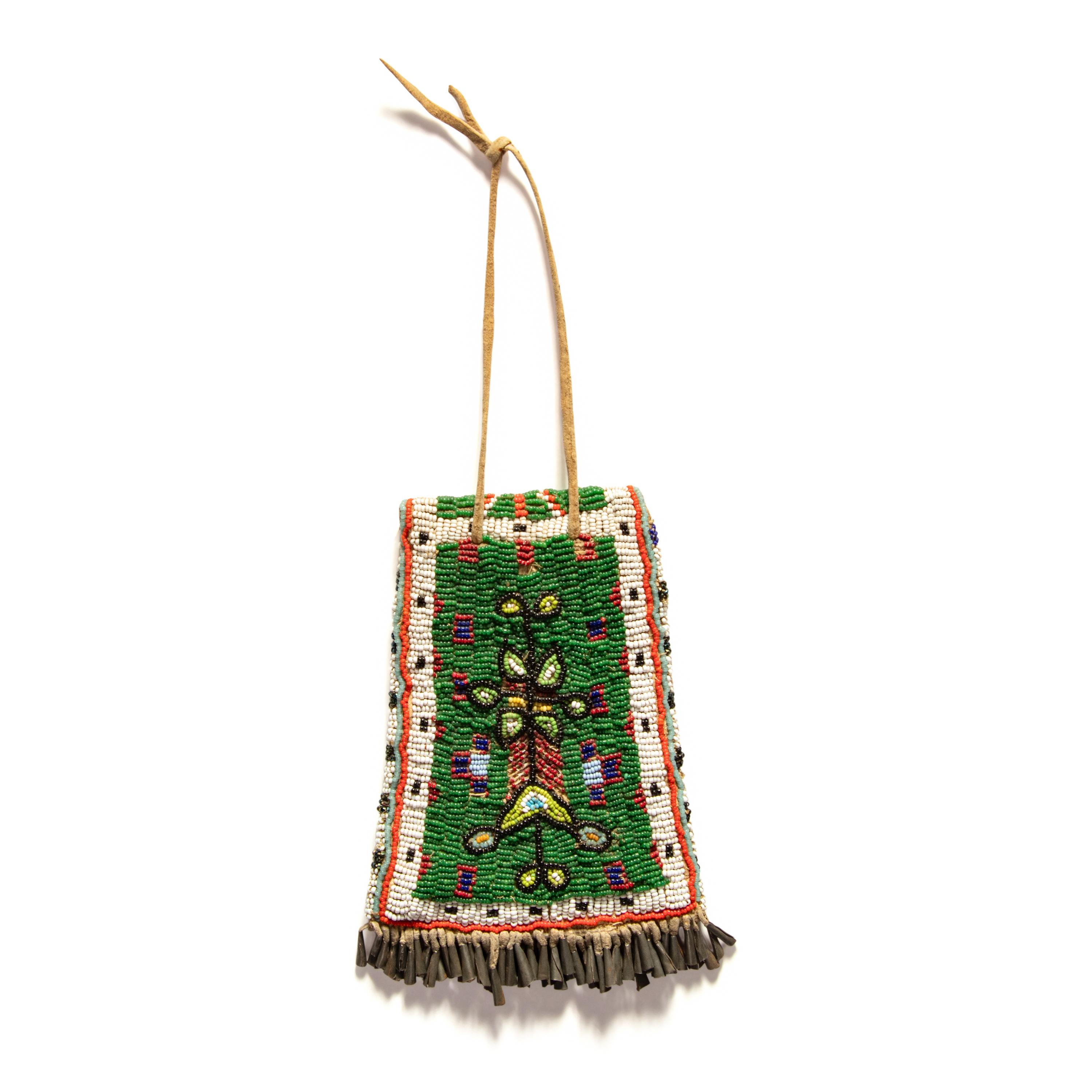 Northern Plains Beaded Hide Strike-a-Light Bag