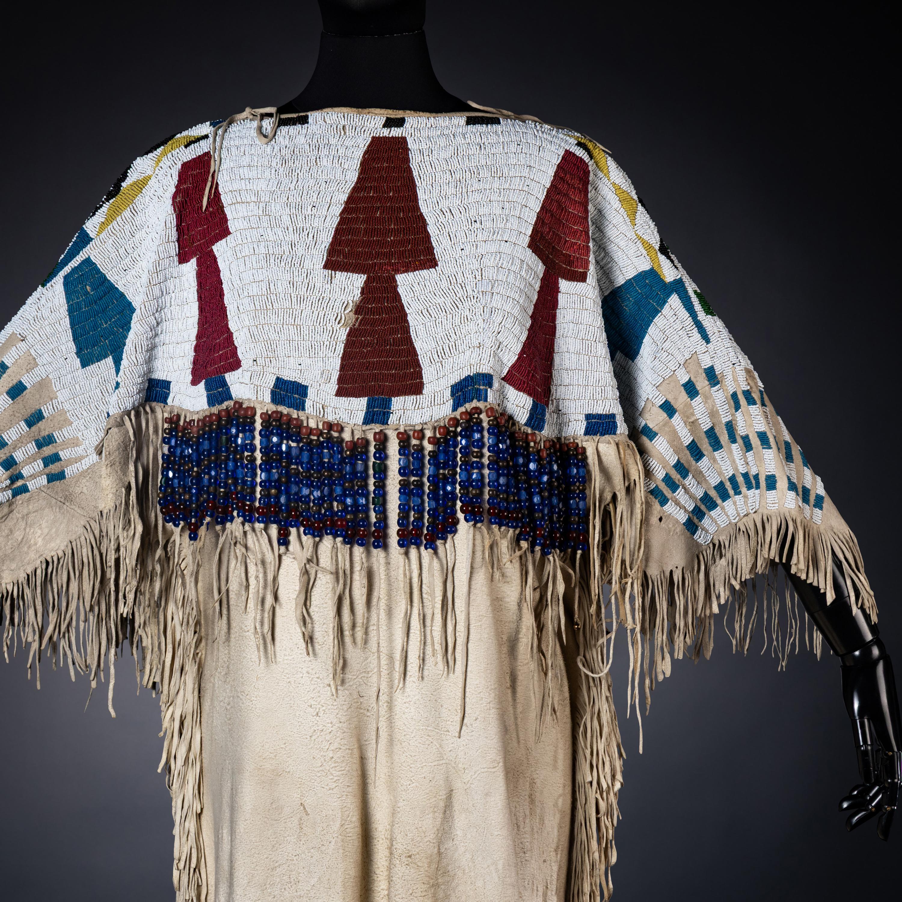 Wasco Beaded Hide Dress