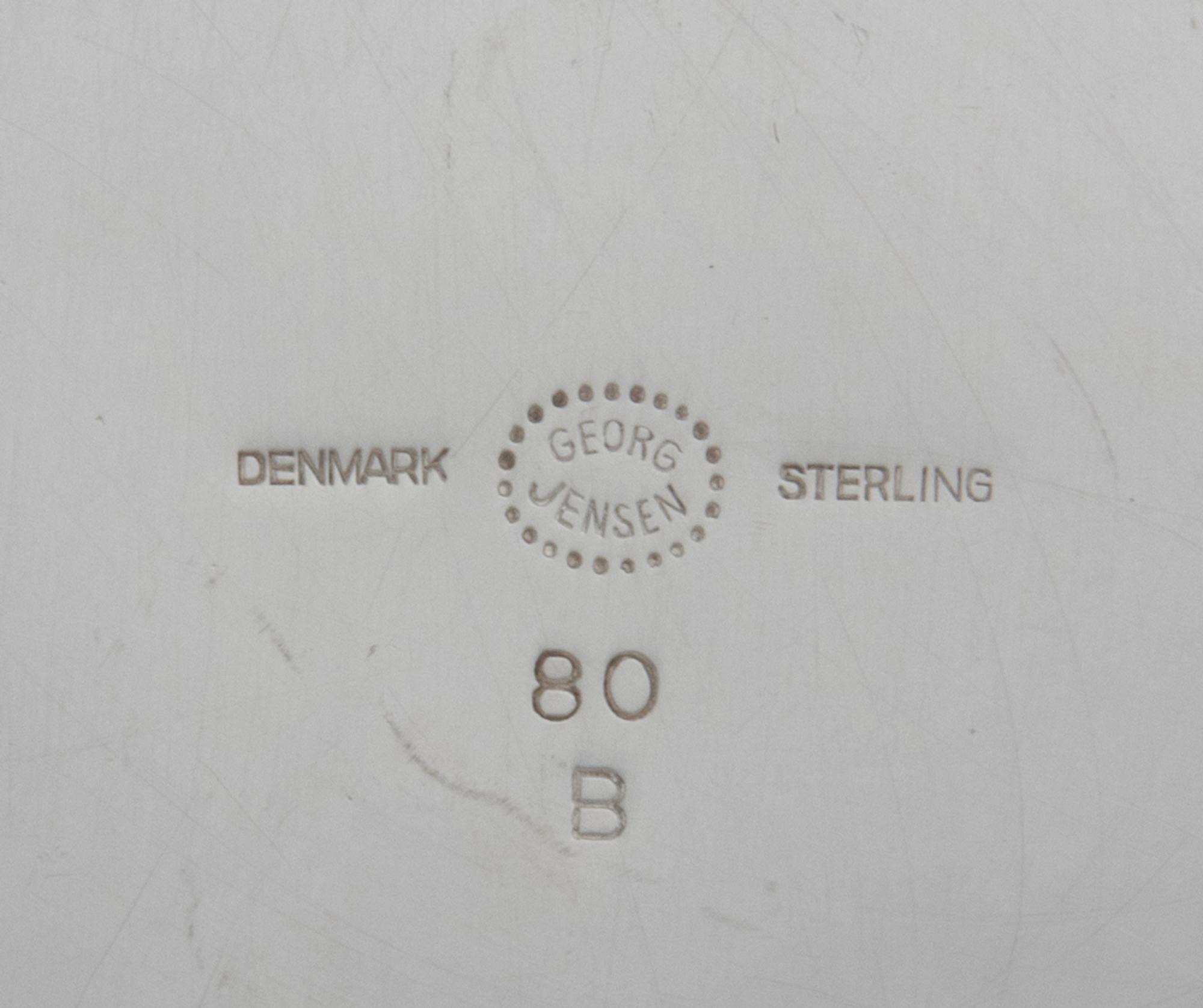 A Danish Silver Coffee Pot (Item 86 on original listing.)