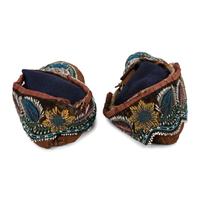 Haudenosaunee Beaded Hide Moccasins