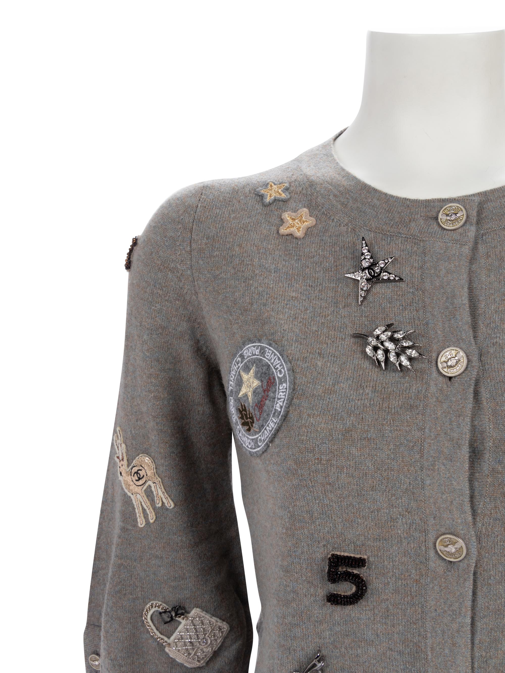 Chanel Cardigan Embellished with Appliques and Pins, Spring 2008