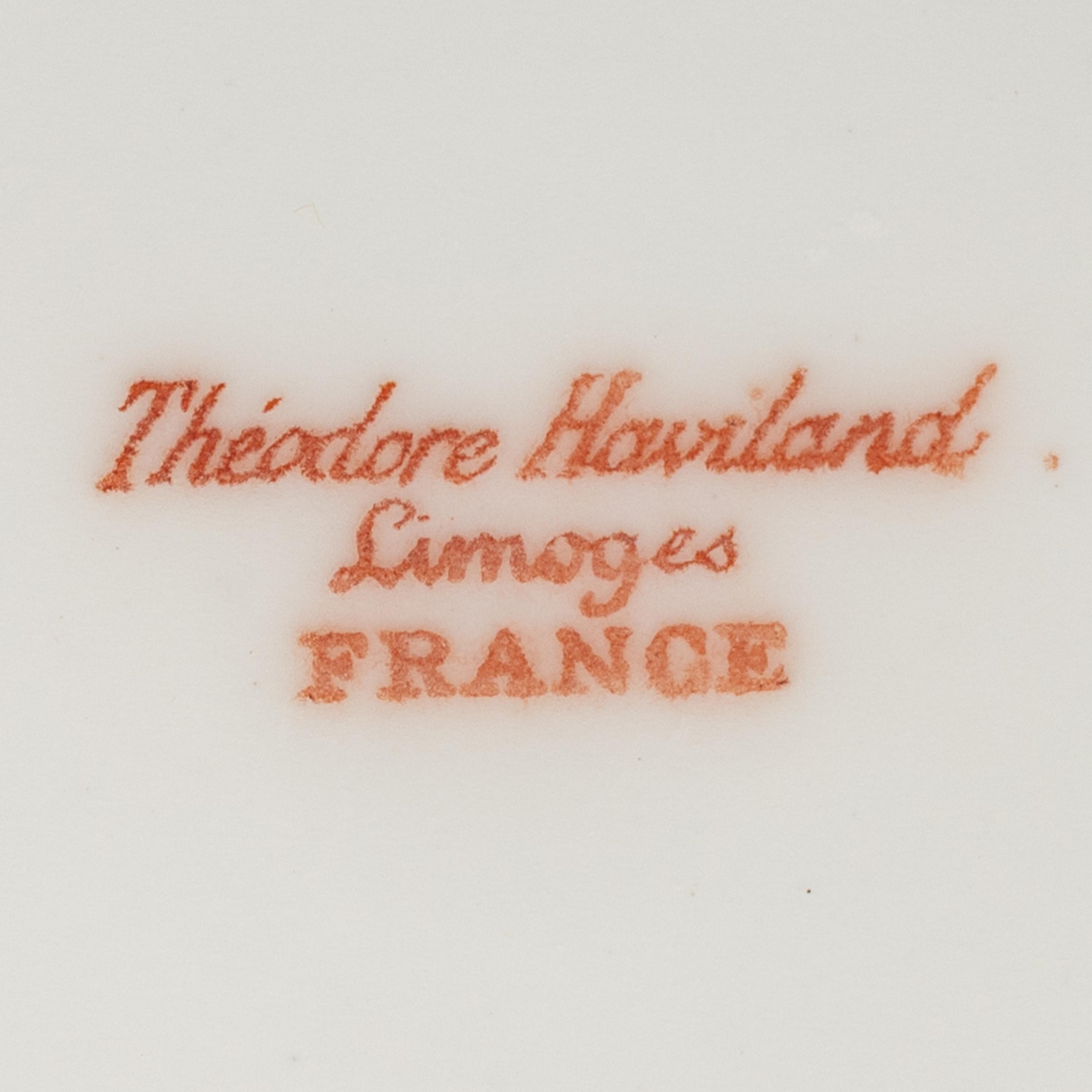 A Havilland-Limoges Porcelain Dinner Service