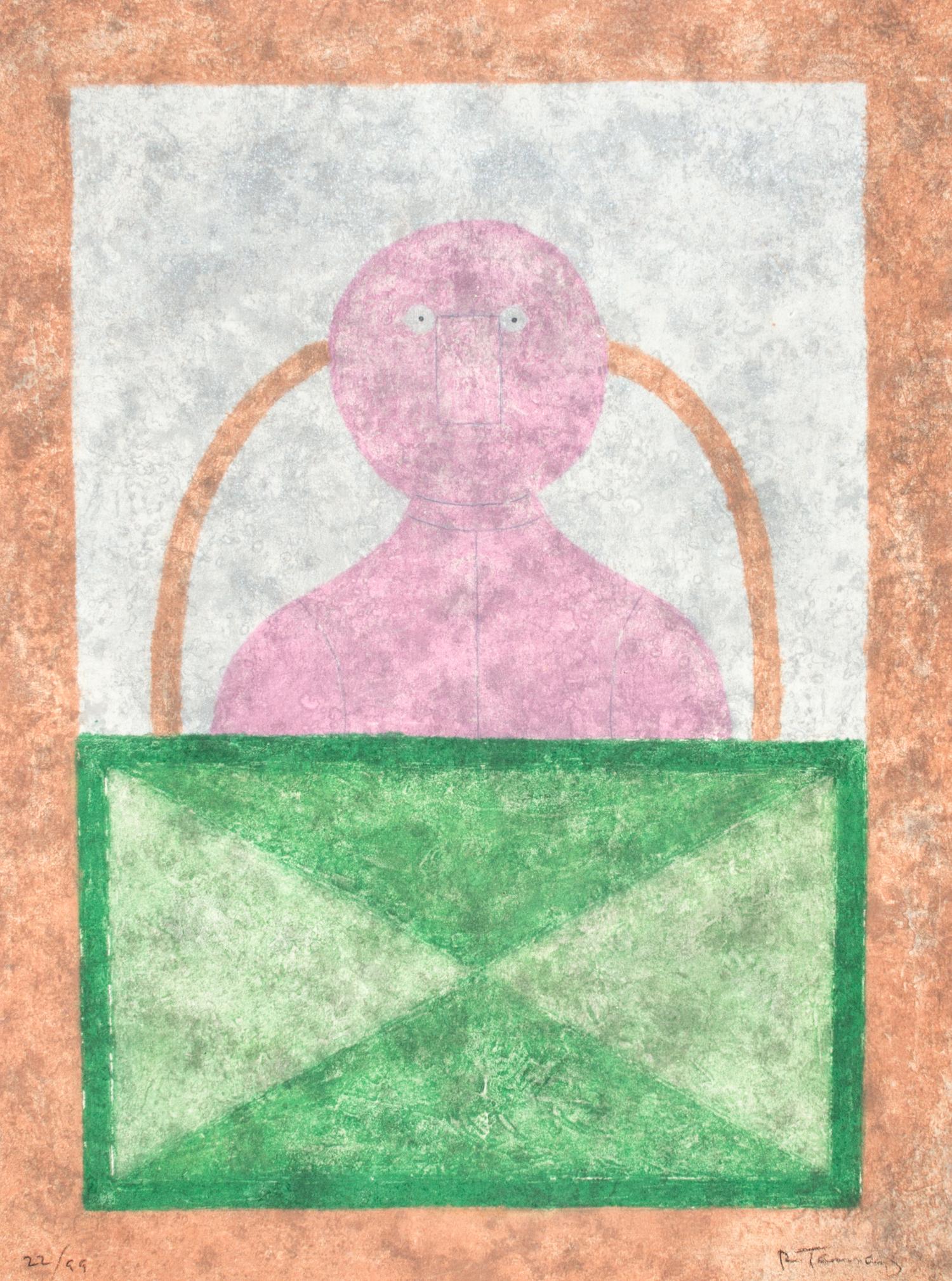 Rufino Tamayo, (Mexican, 1899-1991), Torso en rosa, 1980
