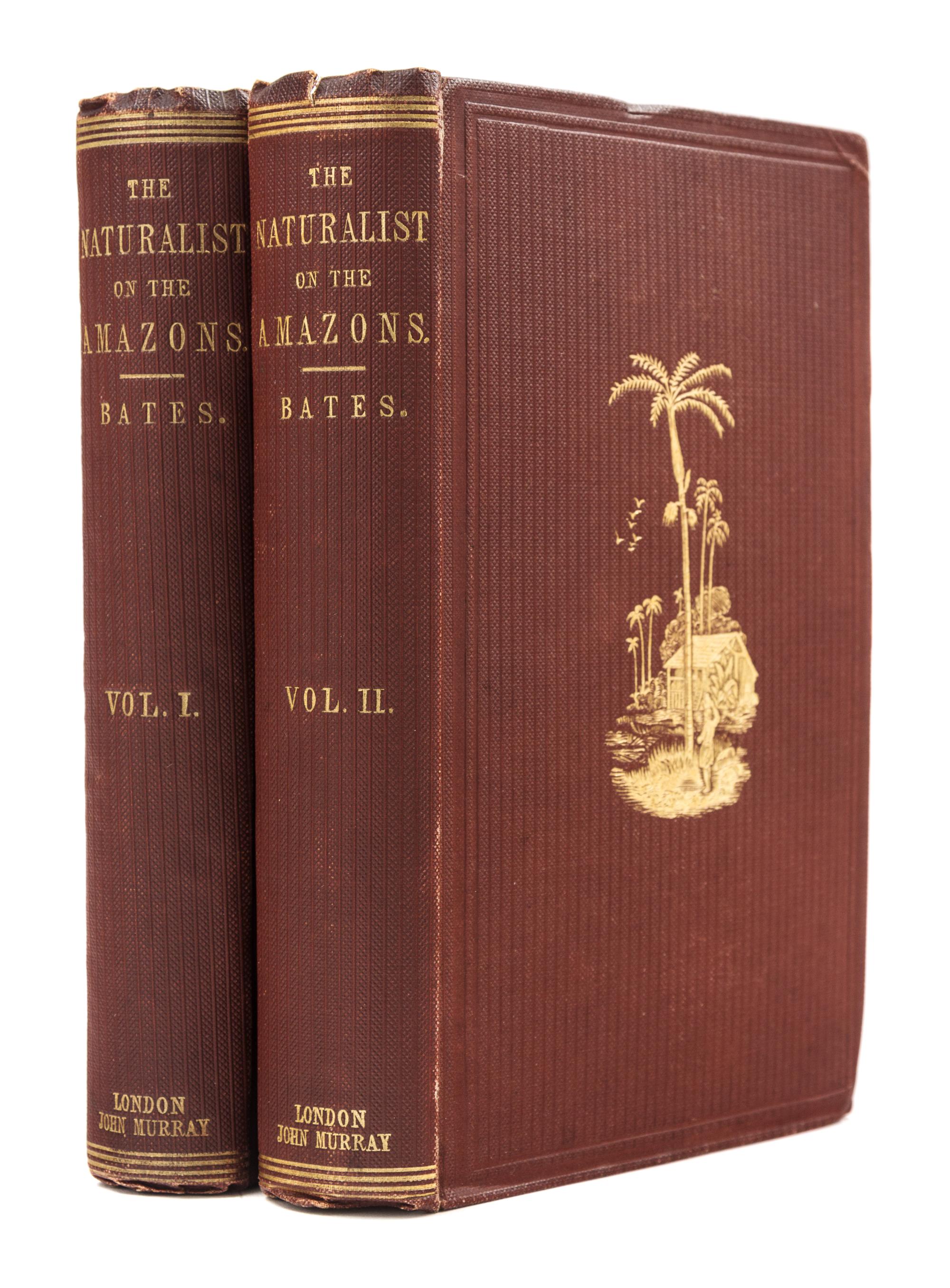 BATES, Henry Walter (1825-1892). The Naturalist on the River Amazons. London, 1863. FIRST EDITION, PUBLISHER'S PRESENTATION COPY.