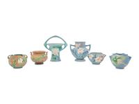 Twelve Roseville Pottery Articles