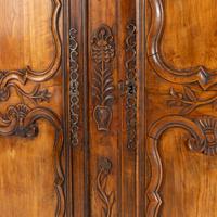 A Louis XV Provincial Walnut Armoire