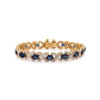 CRAIG DRAKE, SAPPHIRE AND DIAMOND BRACELET