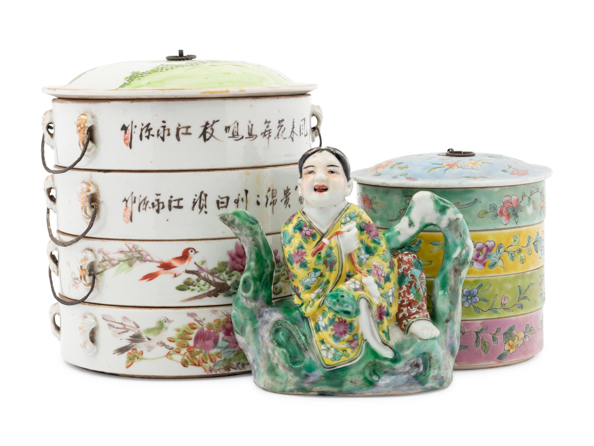 Three Chinese Porcelain Articles