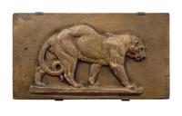 Walking Panther Plaque