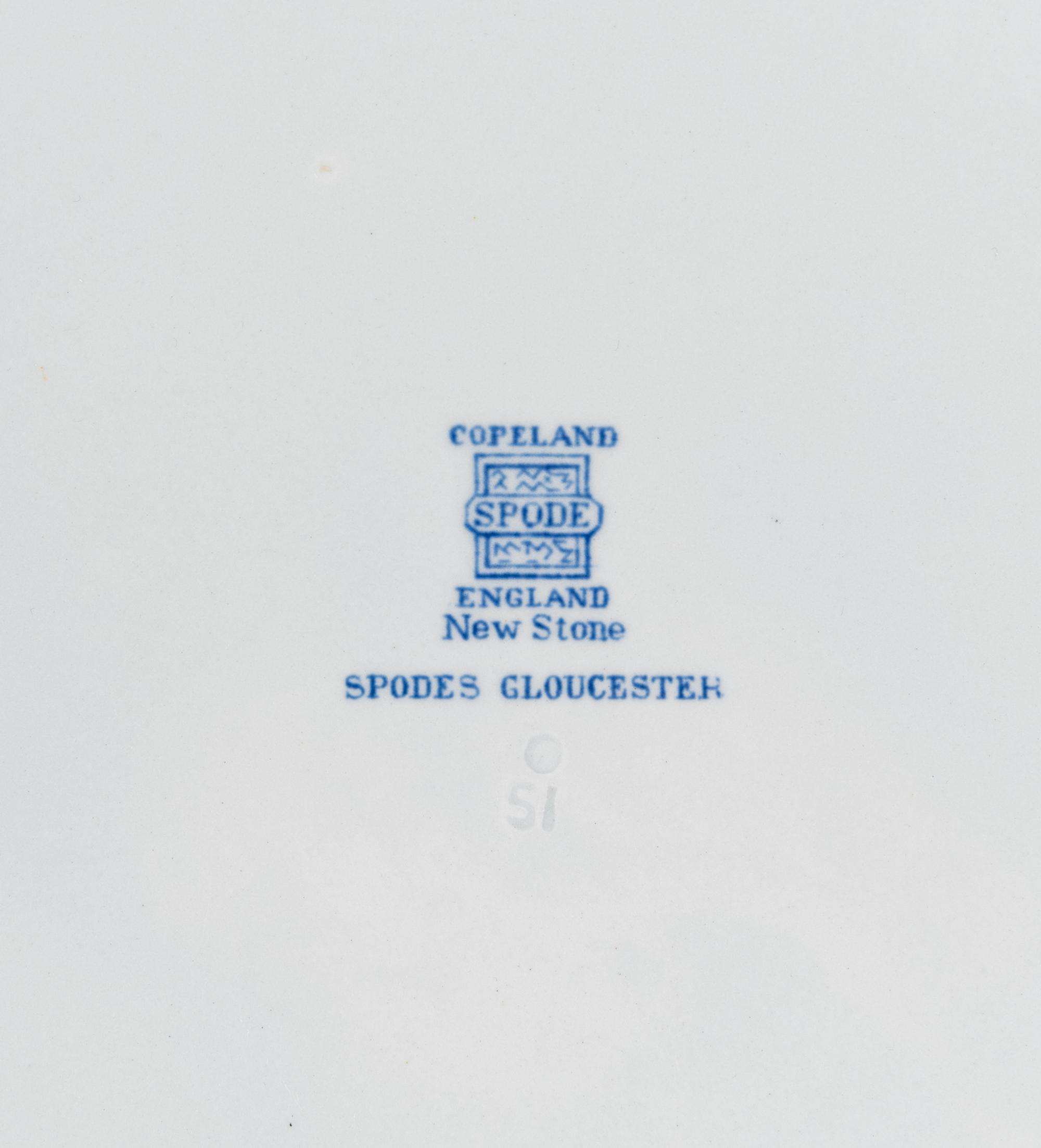 APPROVED FOR DONATION A Spode Gloucester Ironstone Dinner Service