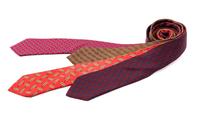 Four Hermès Ties, 1990-2000s